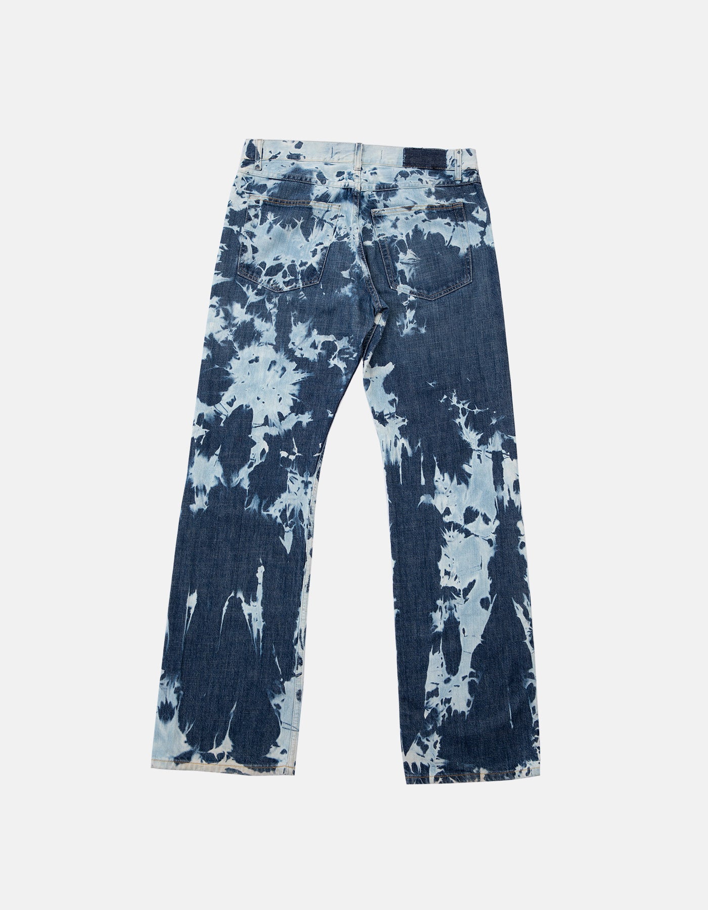 DB Decolorized Denim with Patches in Blue