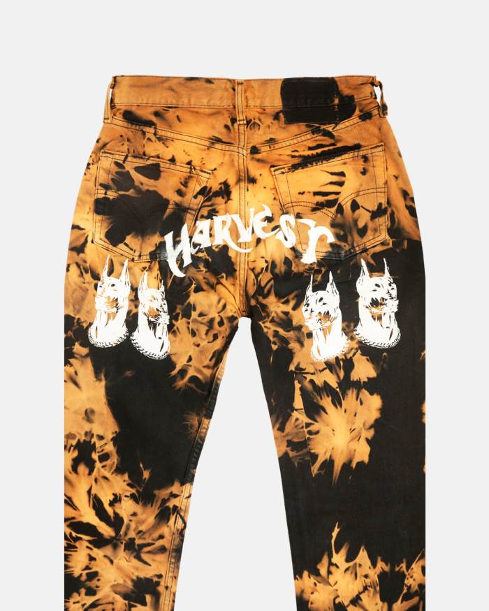 DB The 12+ Decolorized Denim in Black Flame