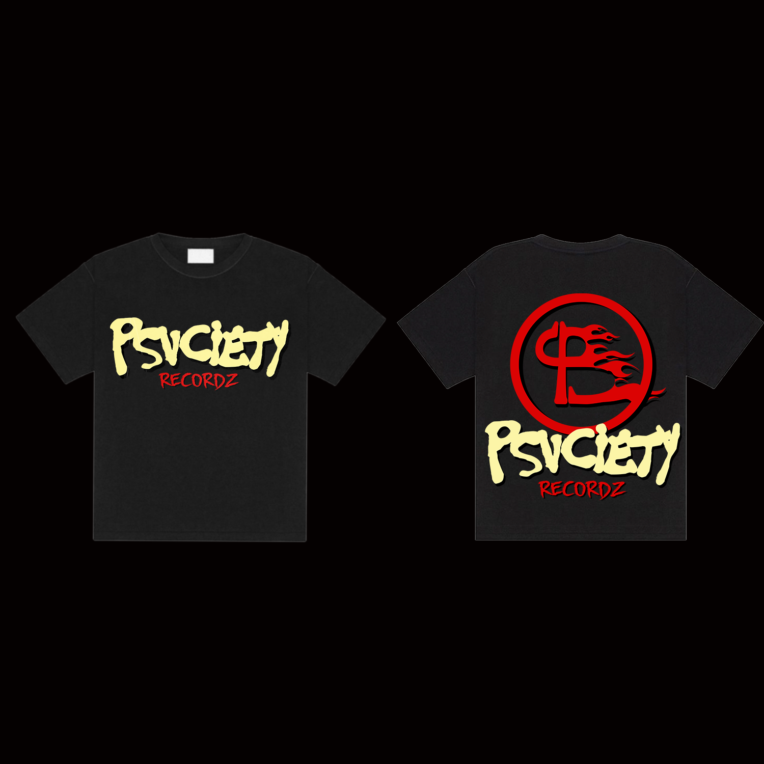 BLACK HELLSTAR TEES