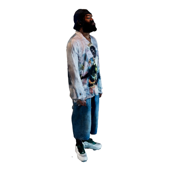 BLACK MESSIAH SILK SHIRT