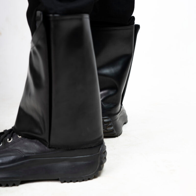 TRUST LEATHER CUFF DENIM