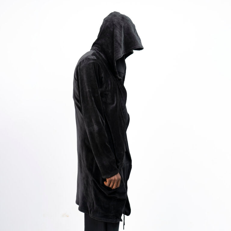 TRUST VELVET COAT HOODIE