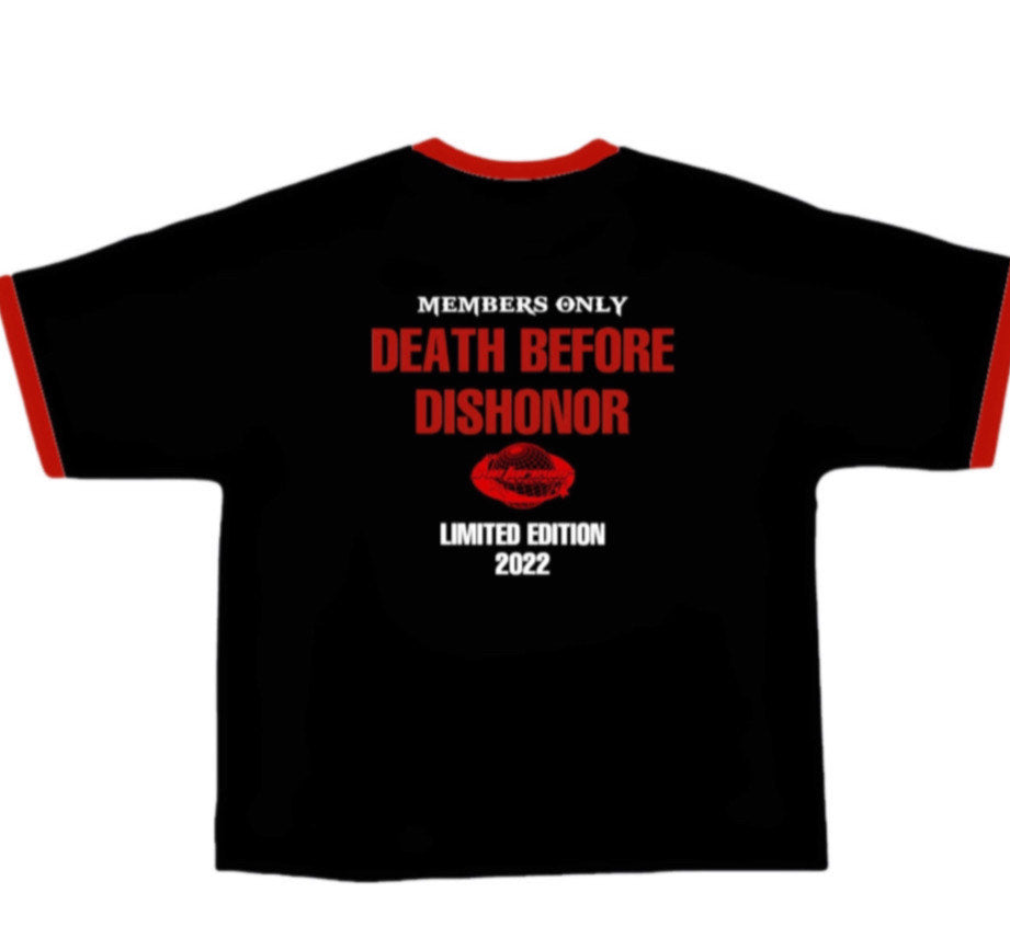 Red Ringer Tee