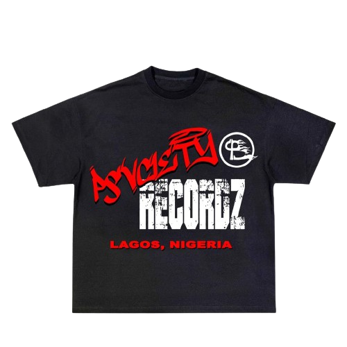 PSV RECORDZ TEE BLACK