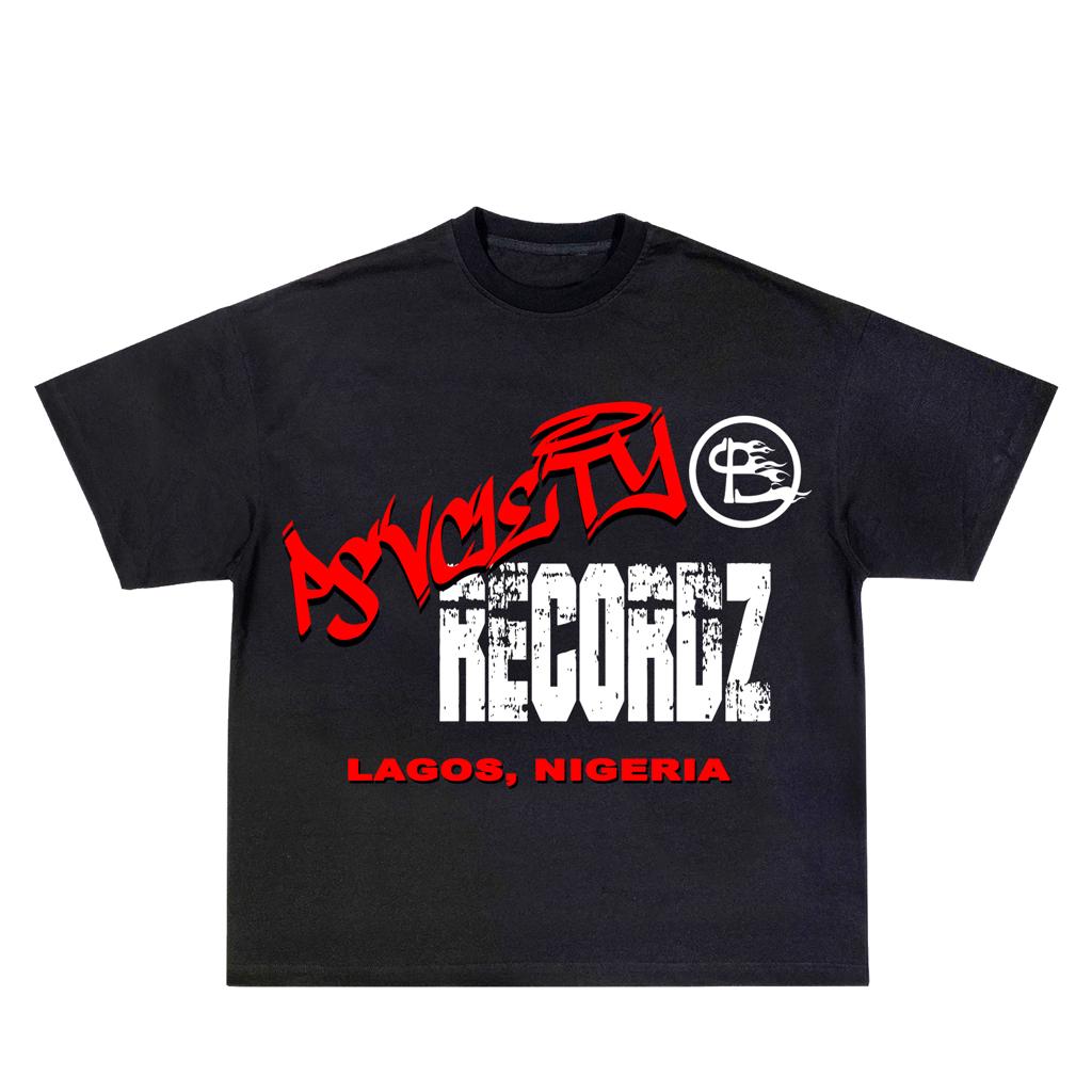 PSV RECORDZ TEE BLACK