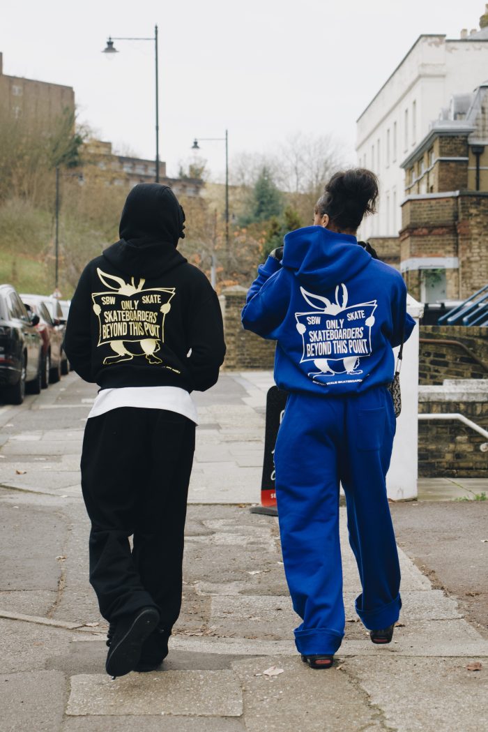 BLACK MIRROR DOUBLE ZIP UP HOODIE