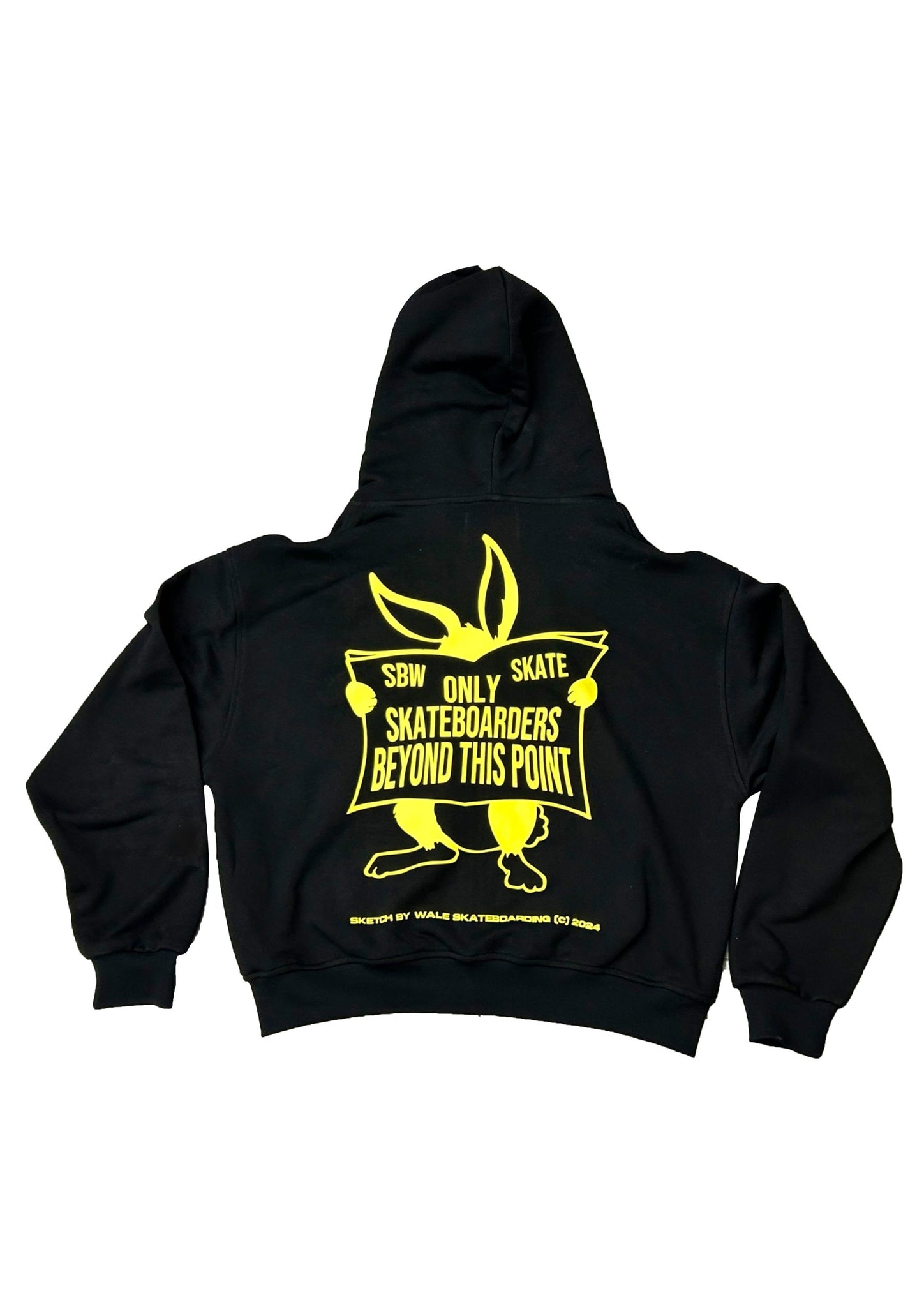 BLACK MIRROR DOUBLE ZIP UP HOODIE