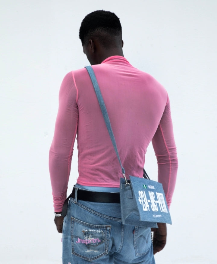 Pink stitch pants