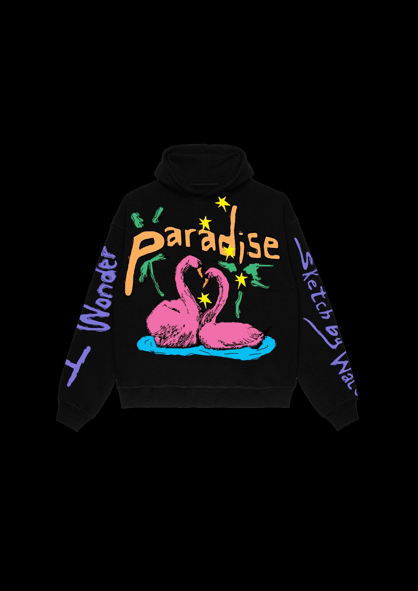 WNDRLND HOODIE BLACK