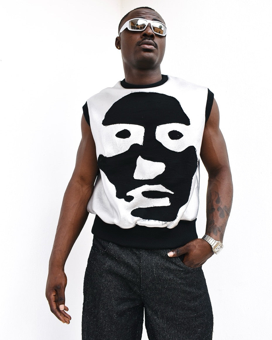 Abstract Face Vest