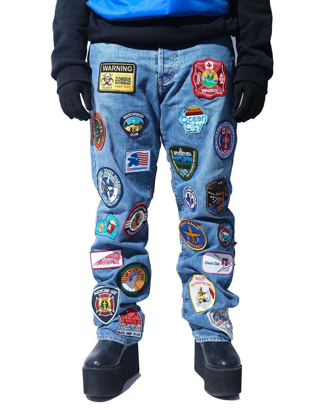 Badge Patch Denim