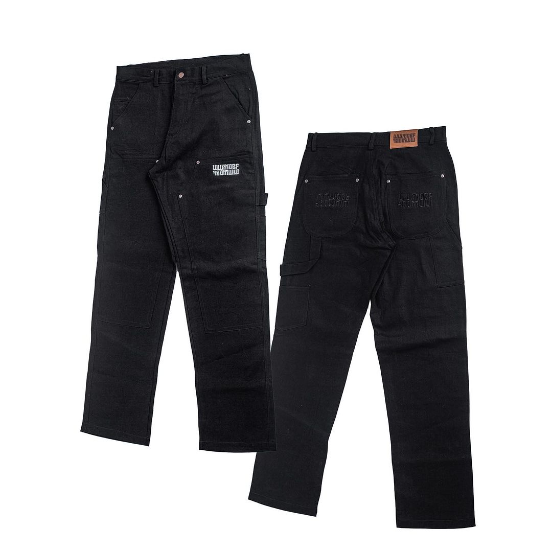 WWMOBF DOUBLE KNEE DENIM PANTS