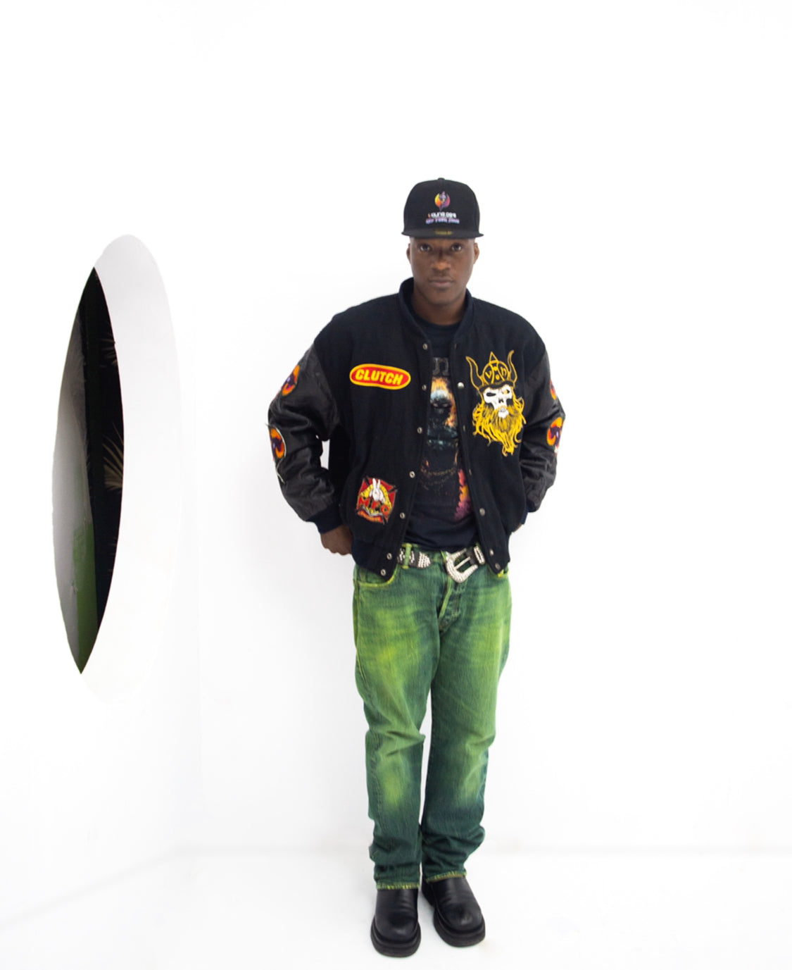 Acid hue pants