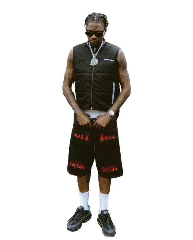 TIH LEATHER SHORT