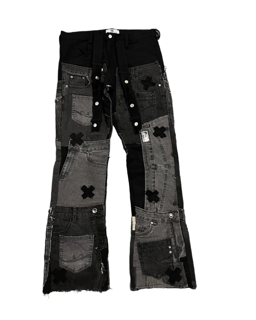 ACID WASH VINTAGE PATCHWORK