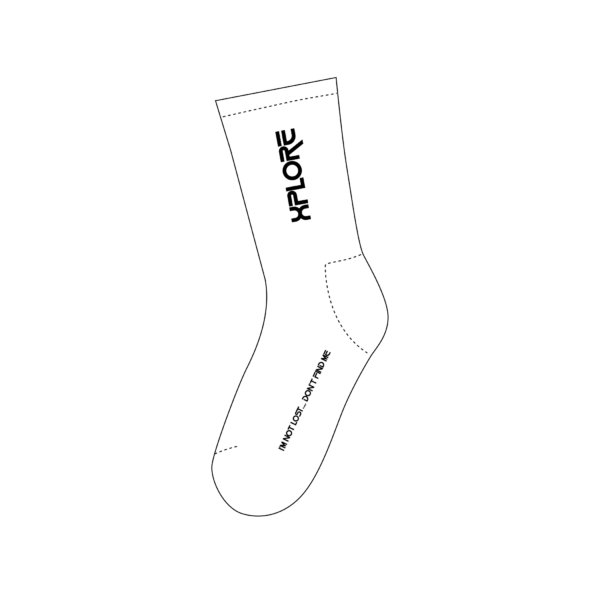 Xplore White Socks