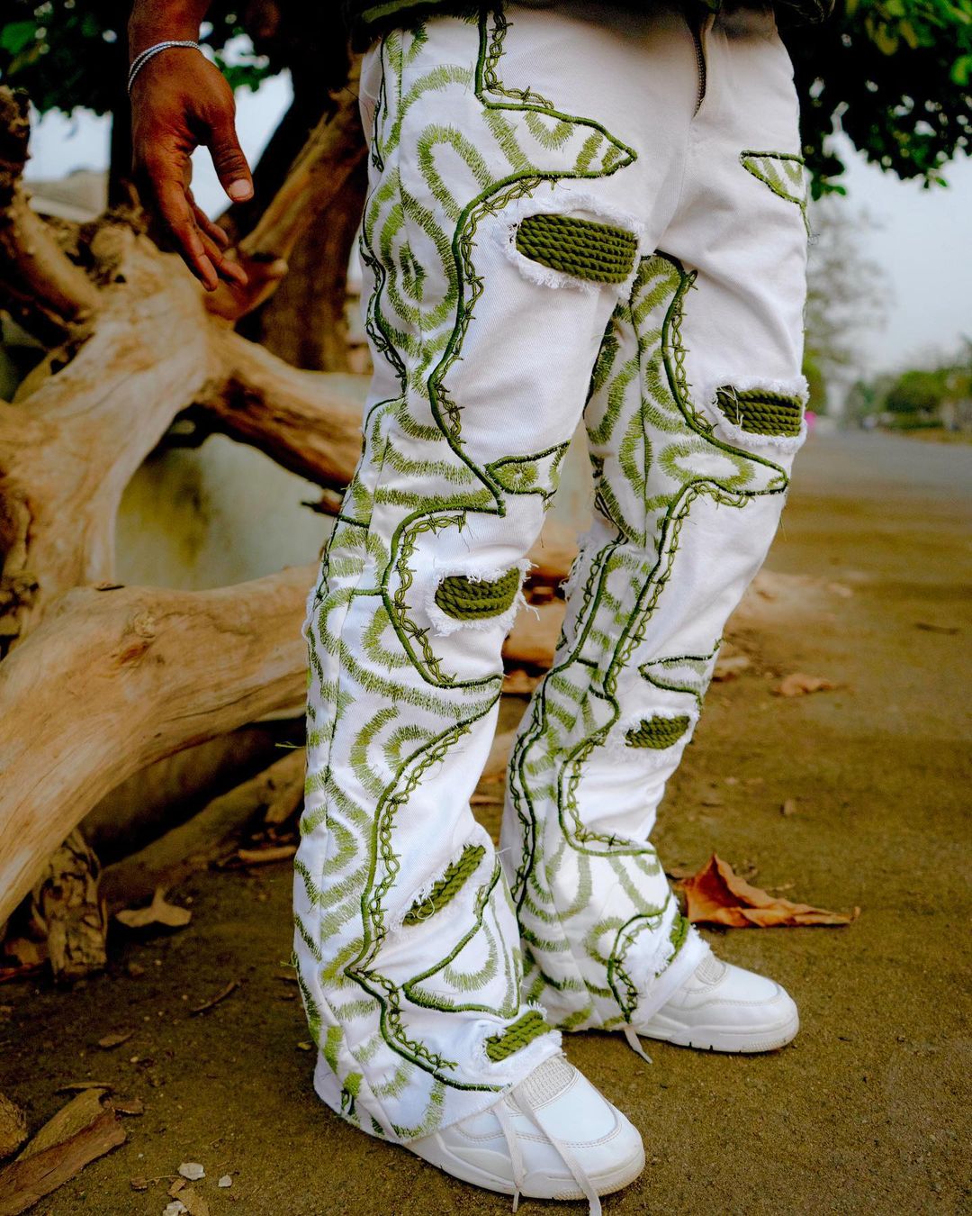 Green Fractal Pants