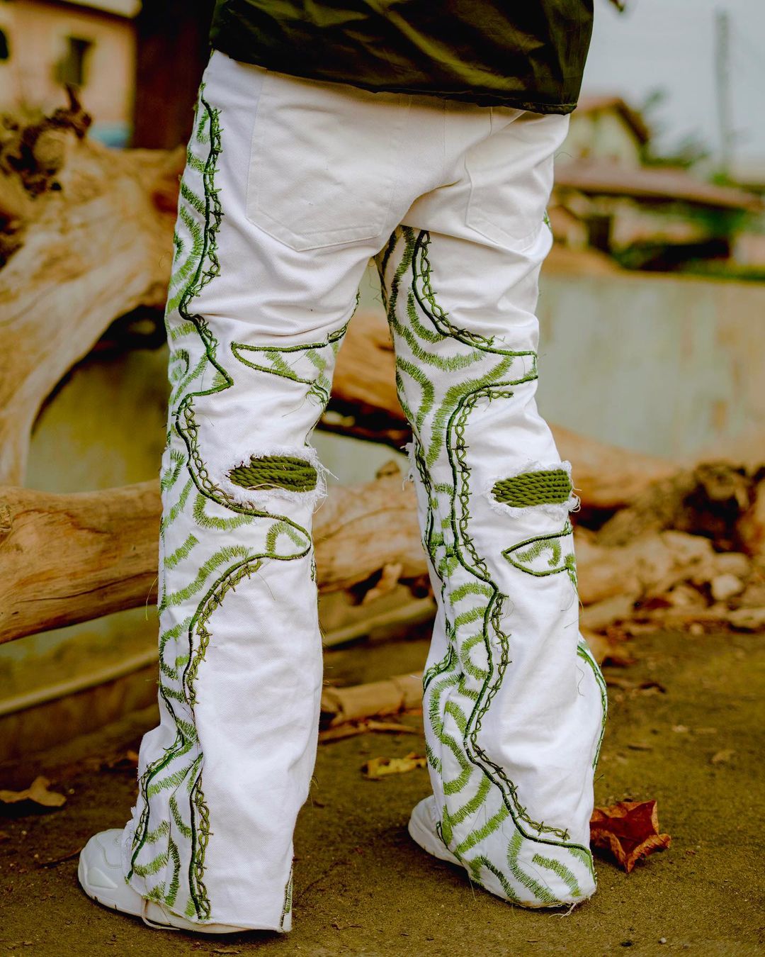 Green Fractal Pants