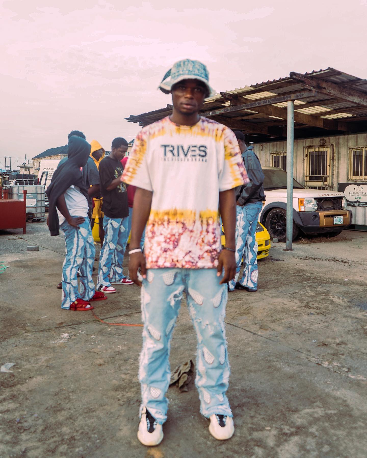Fleece Denim Pants