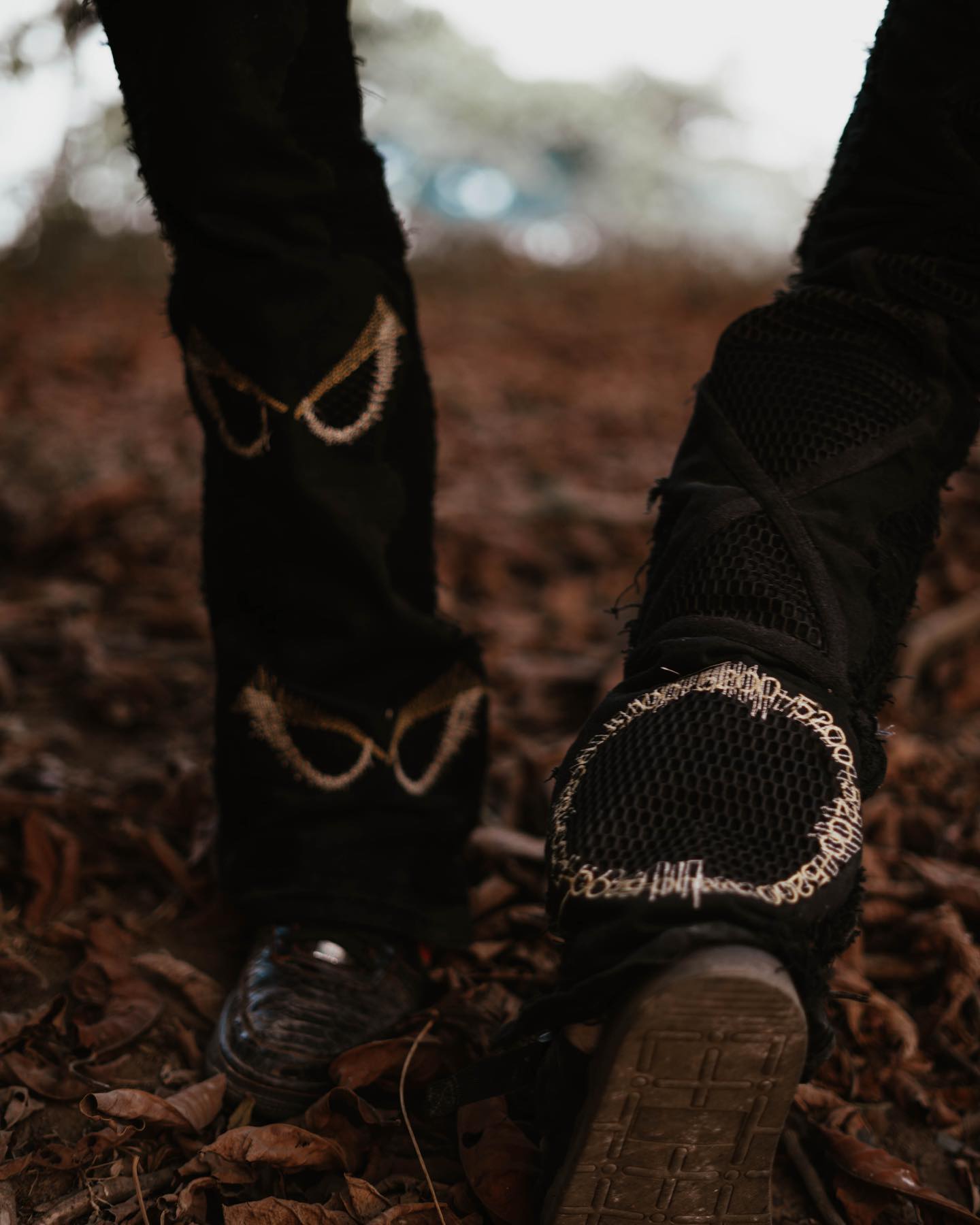 Fleece Denim Pants