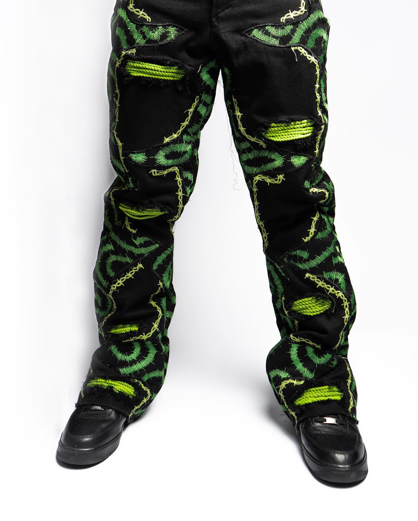 Green Fractal Pants