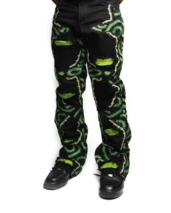 Green Fractal Pants