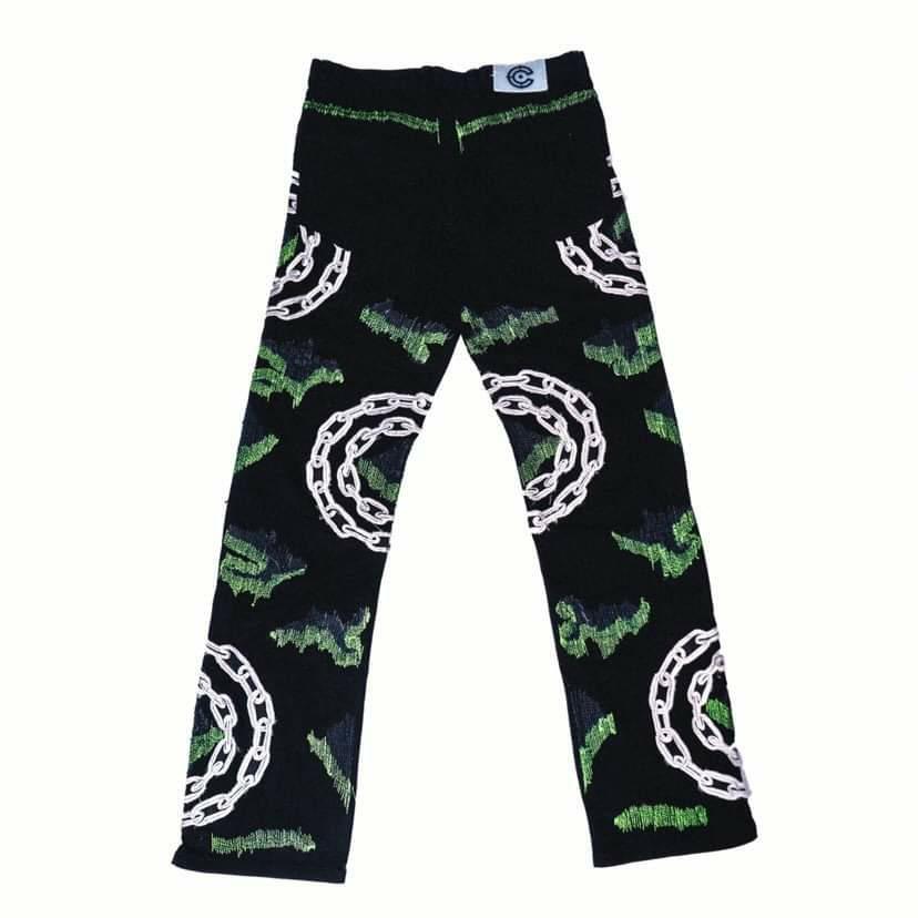 Chain Stitch Pants