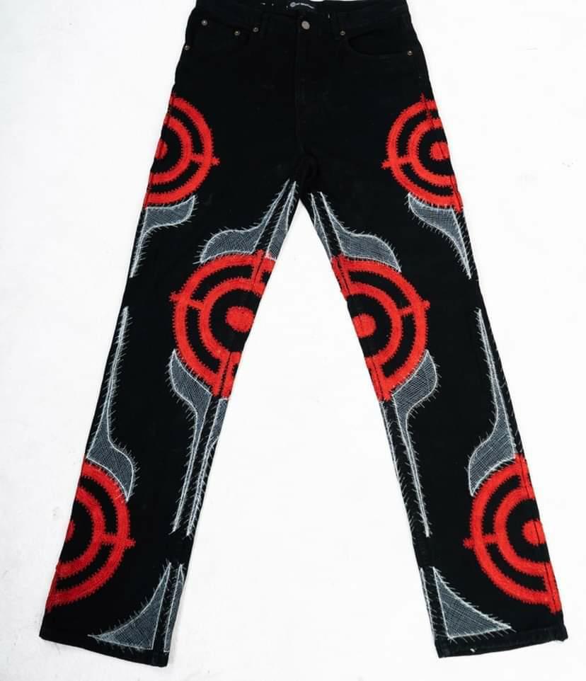 Chain Stitch Pants
