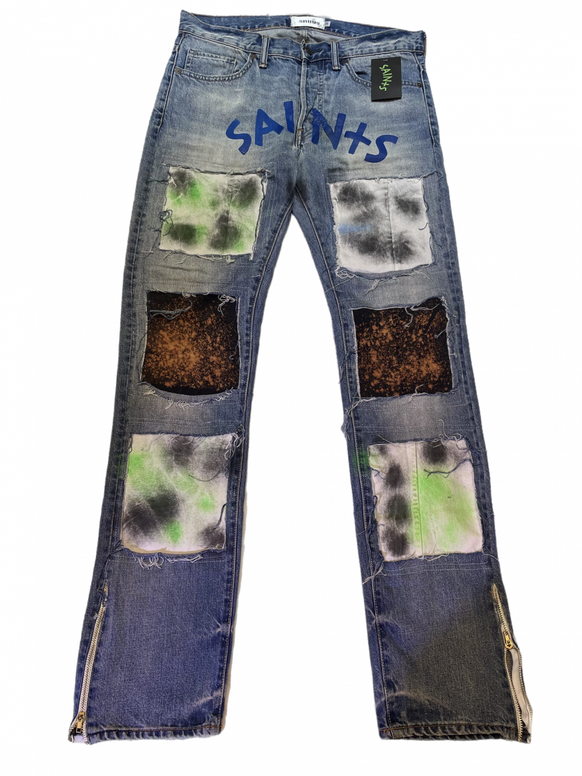 Saints Patchwork Denim: Mysterious Streets