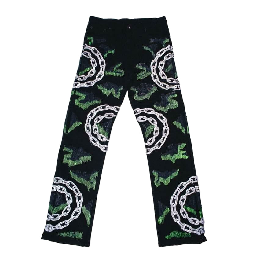 Chain Stitch Pants