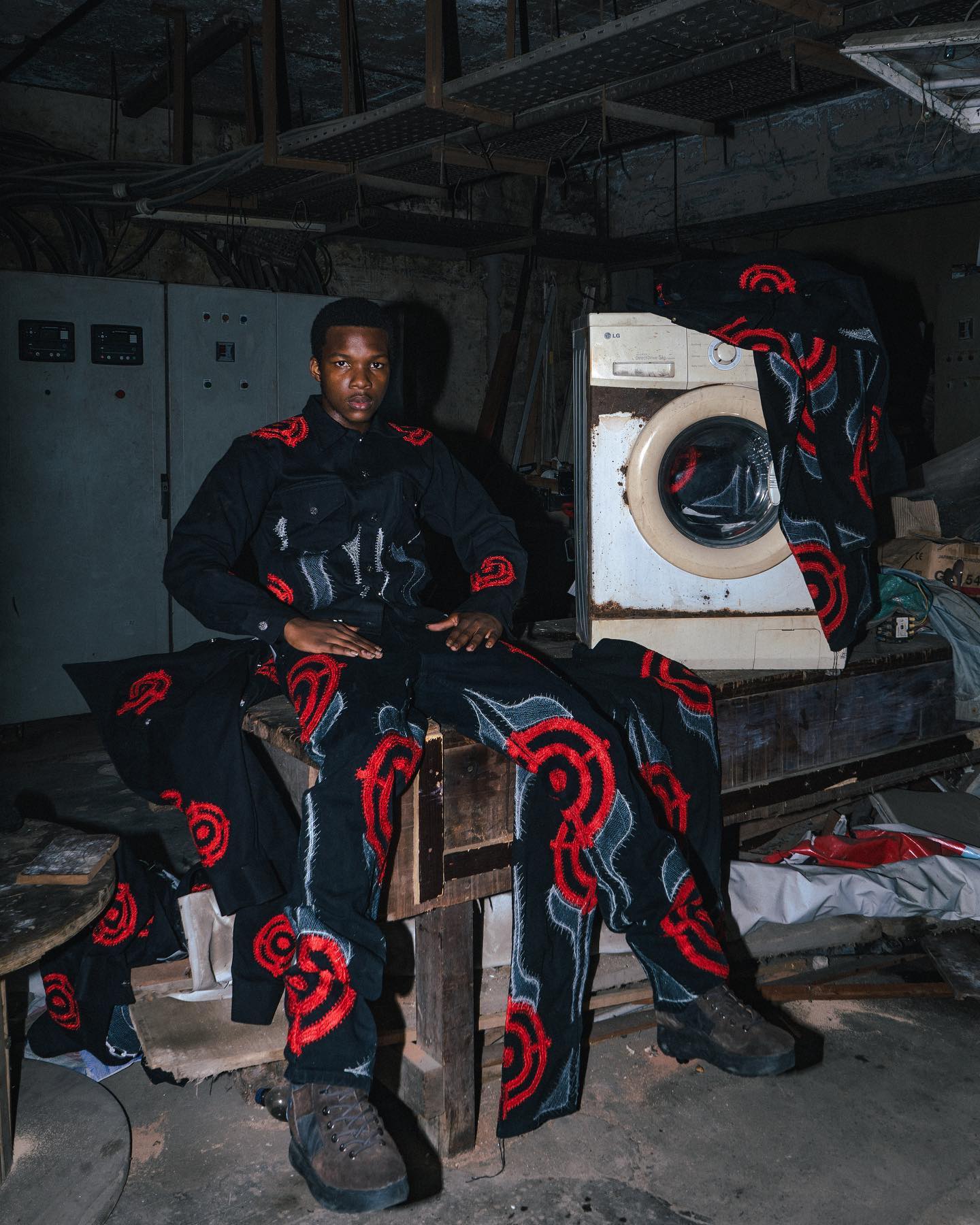 Chain Stitch Pants