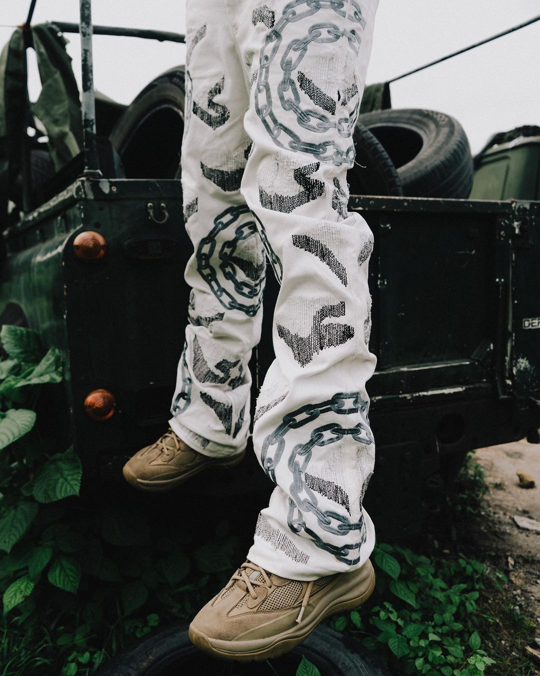 Chain Stitch Pants