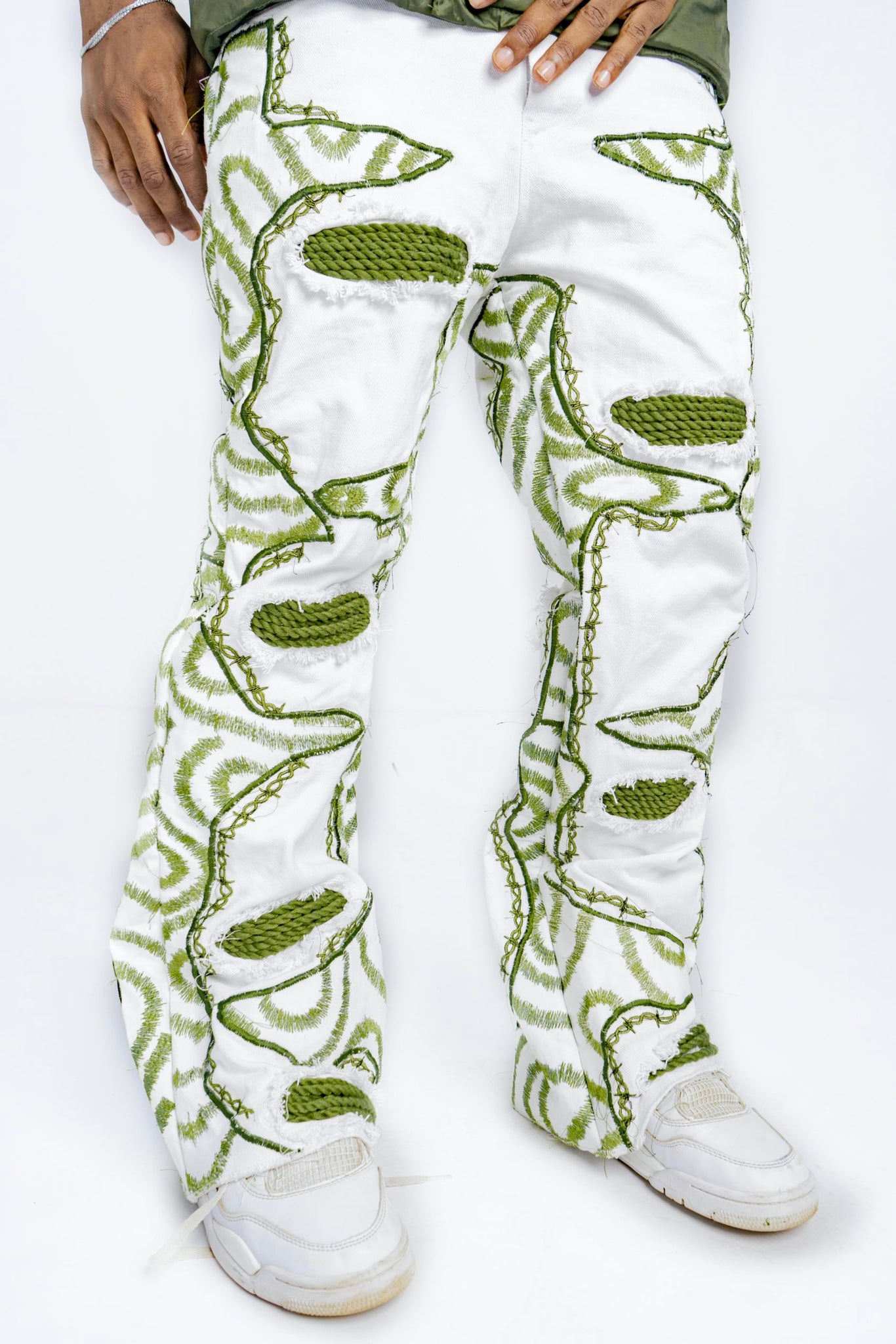 Green Fractal Pants