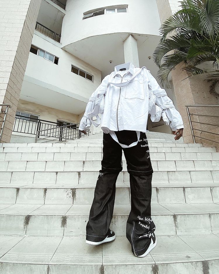 Scripture Denim Pants
