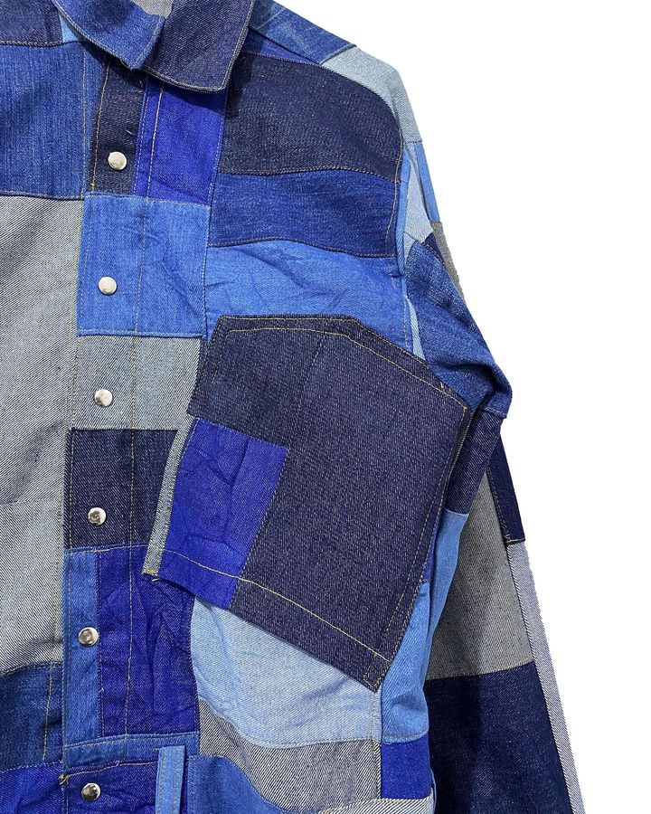 Fossil Patchwork Denim Jacket