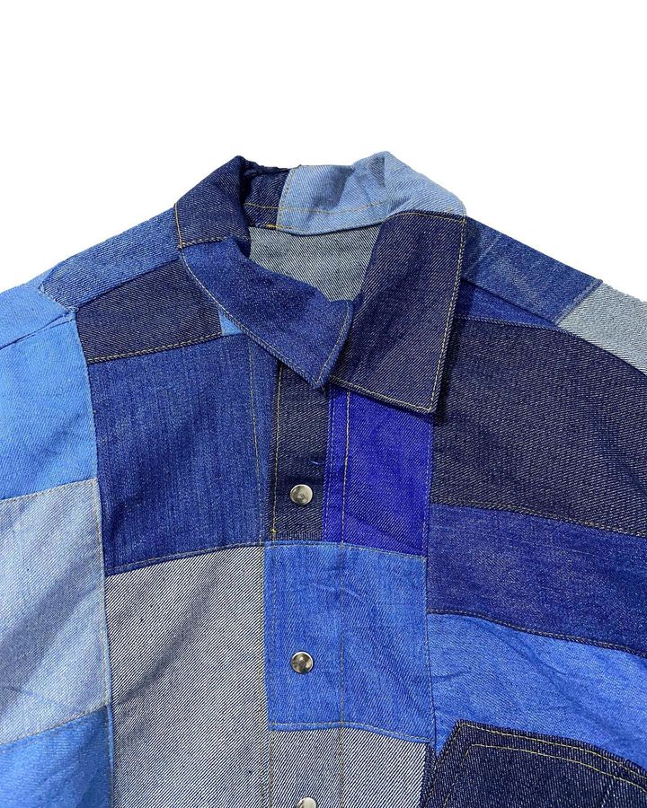 Fossil Patchwork Denim Jacket