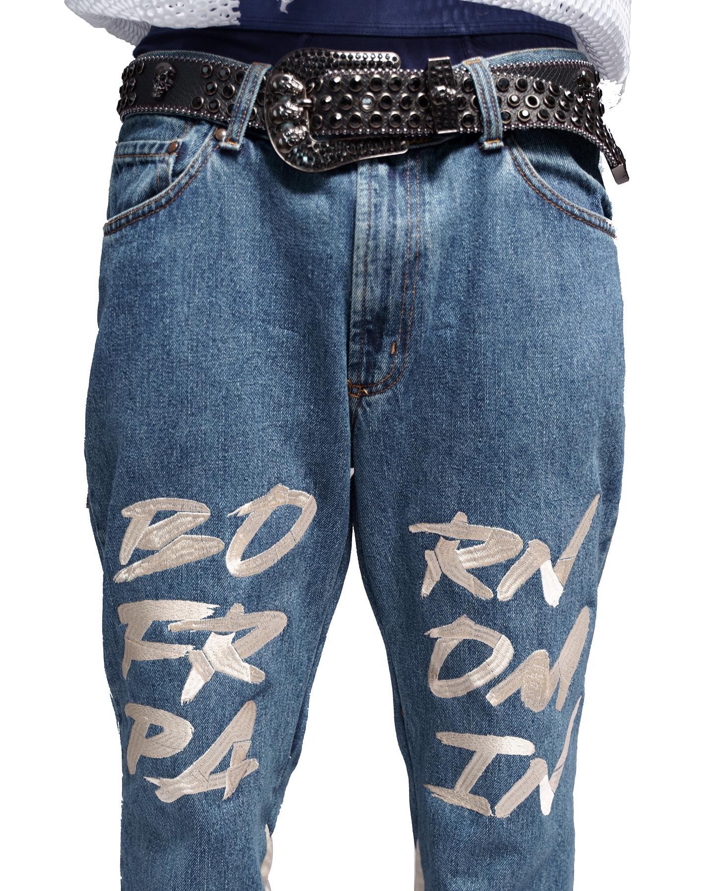 'Born From Pain' Denim